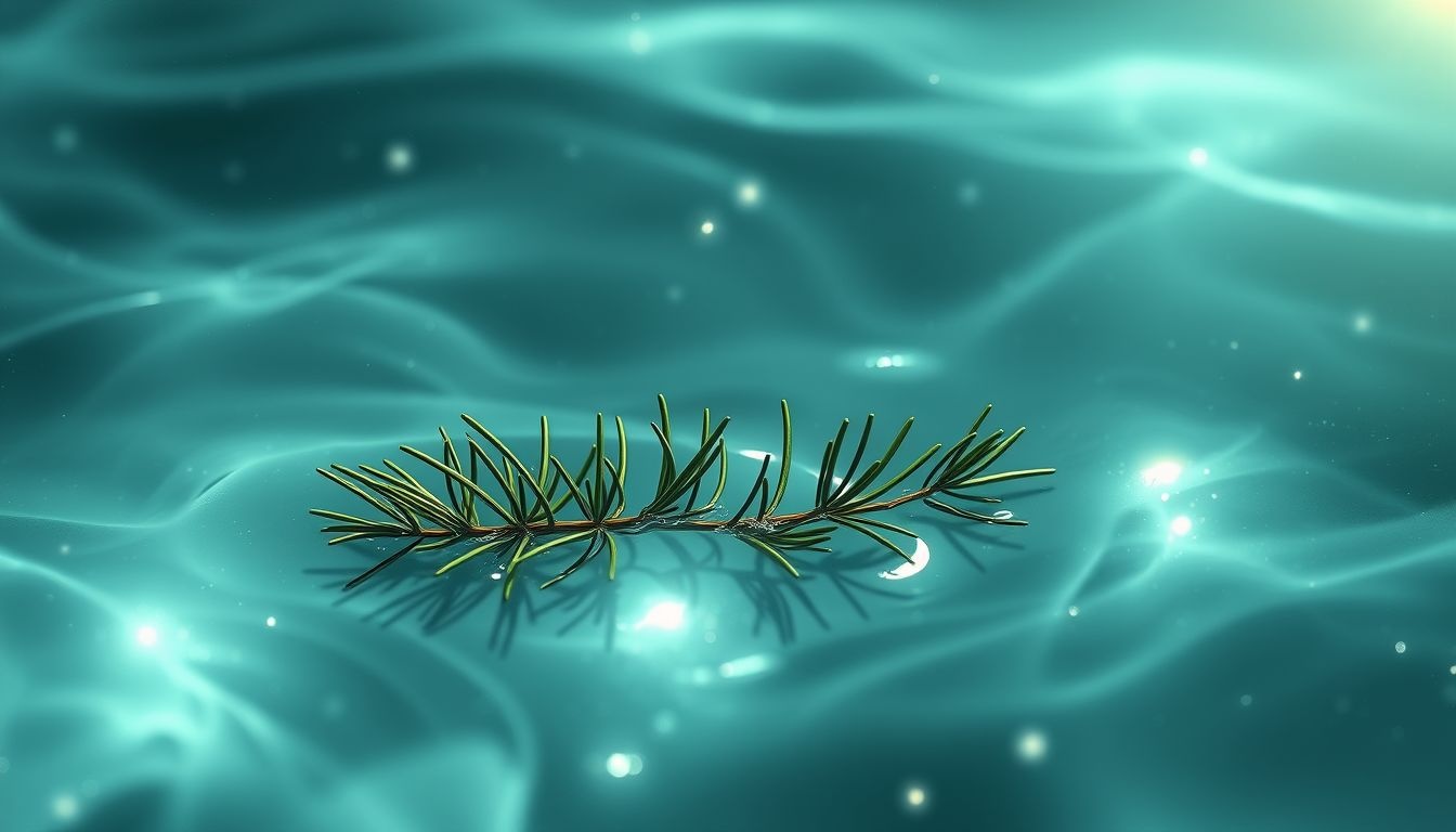 L'eau purifie les émotions refoulées symbolisées par les aiguilles.