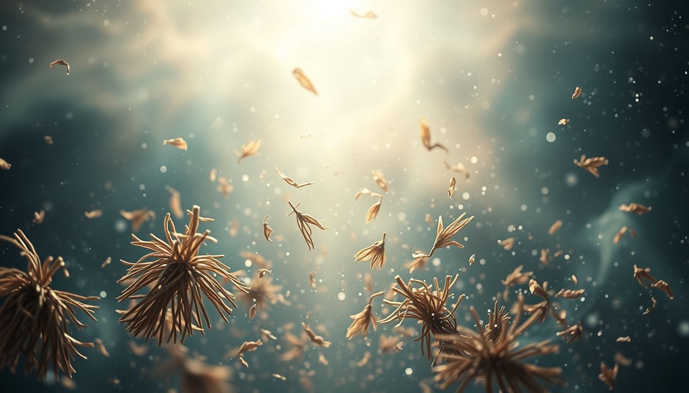 Les aiguilles de pin mortes symbolisent la fin et le renouveau.