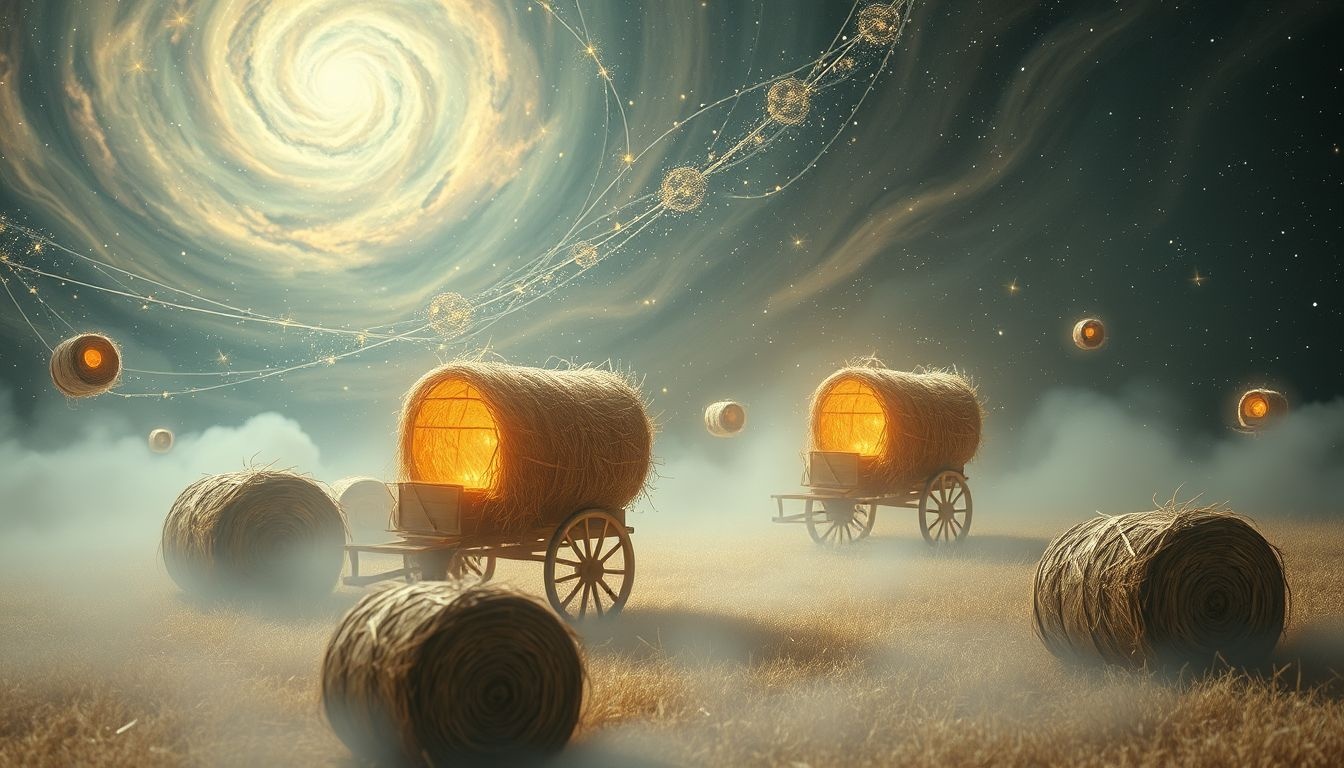 Rêver d'une charrette à foin symbolise souvent l'abondance et la patience.