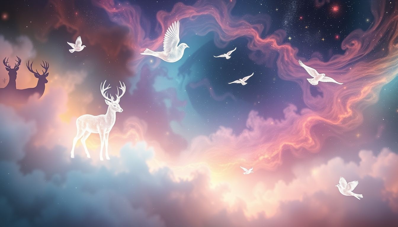 Les animaux dans un champ en friche symbolisent des instincts refoulés.