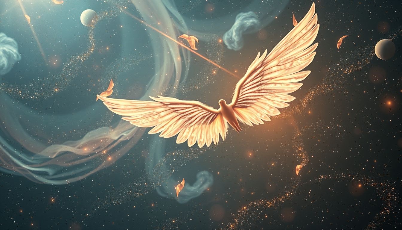 Les battements d'ailes symbolisent souvent un désir profond de liberté.