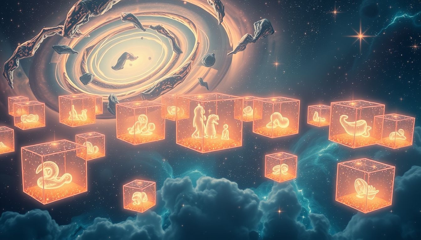 Une boîte pleine symbolise souvent des émotions ou secrets enfouis profond.