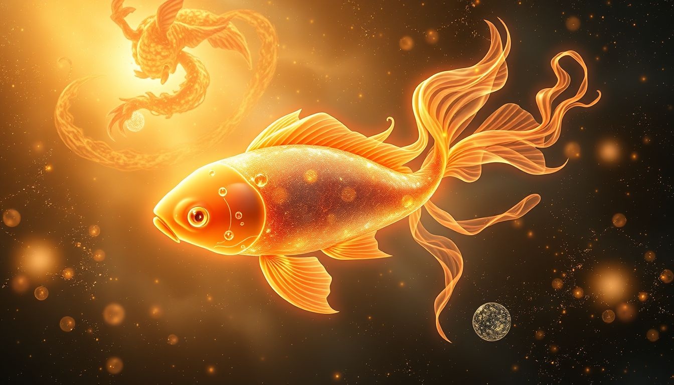 La carpe symbolise la richesse et la prospérité en rêve.