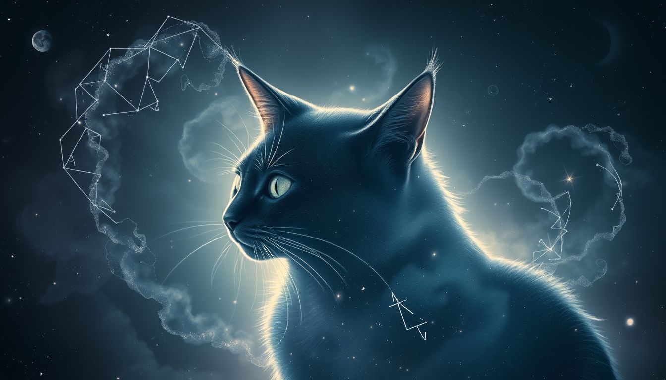 Un chat mâle âgé symbolise souvent la sagesse et l'expérience.