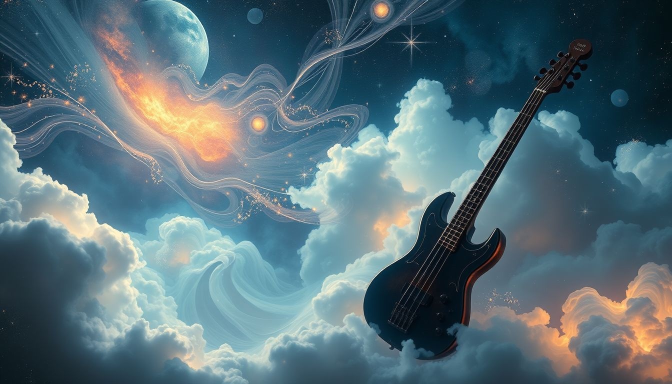 Rêver d'une basse symbolise souvent l'harmonie intérieure profonde.
