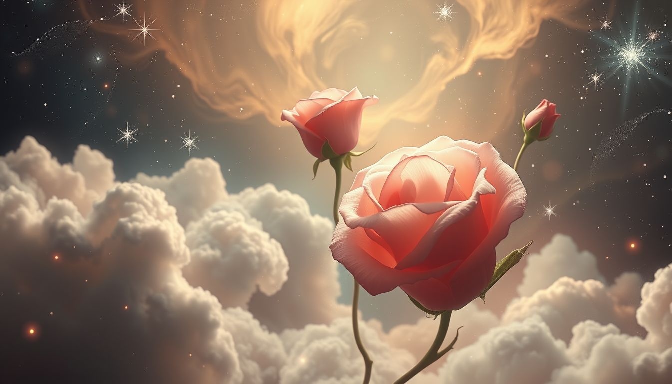 Les boutons de rose symbolisent souvent le renouveau et l'espoir.