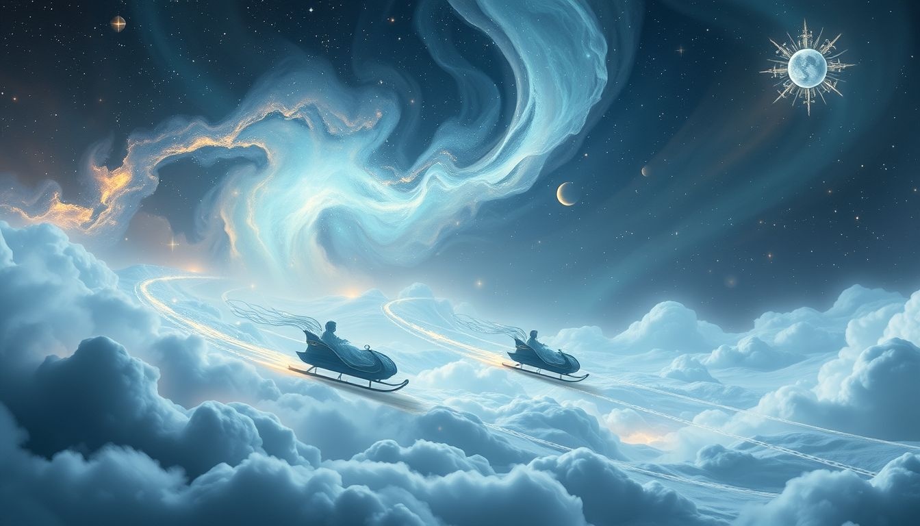 Les traîneaux symbolisent souvent un voyage émotionnel dans les rêves.