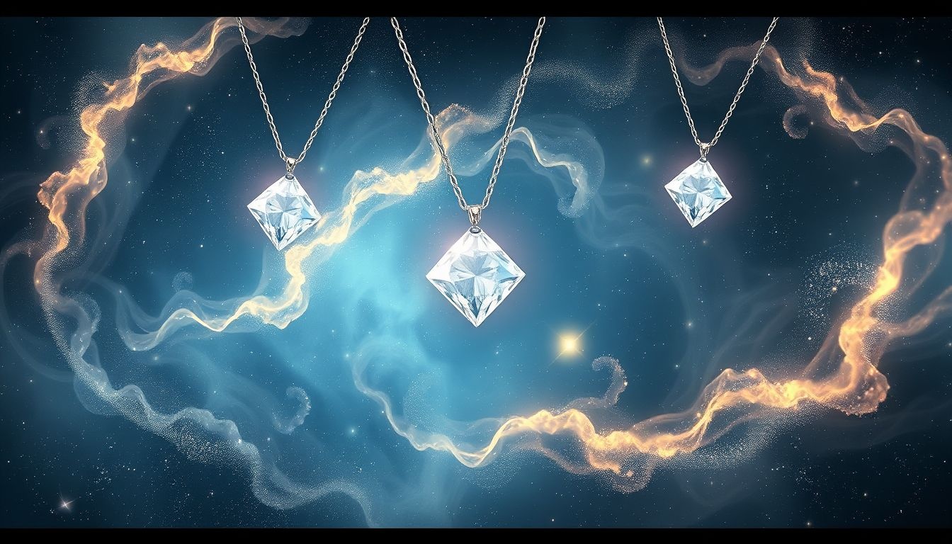 Rêver d’un collier de diamants symbolise souvent richesse intérieure cachée.