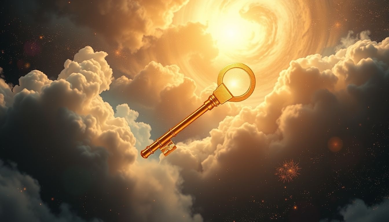 La clef d'or symbolise la richesse, le succès et les opportunités.
