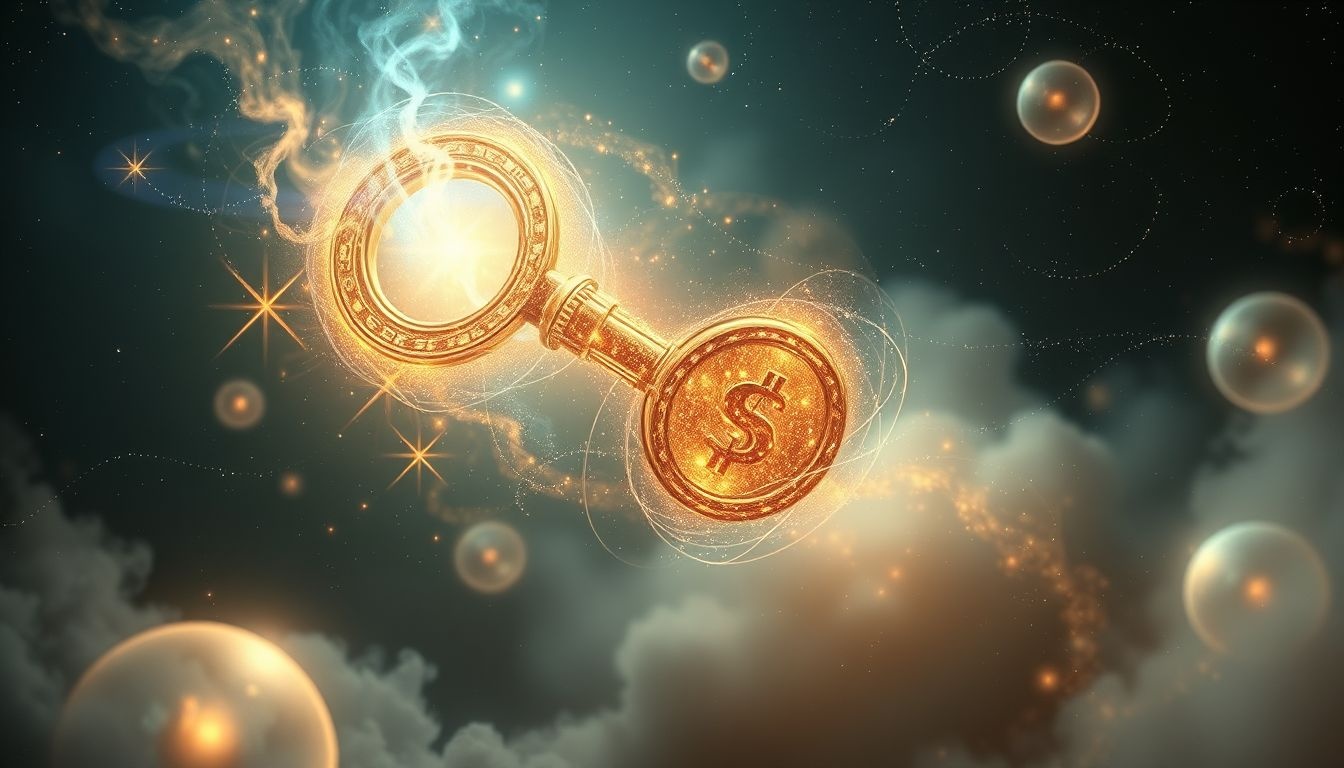 La clef de coffre-fort symbolise souvent richesse secrète et pouvoir financier.