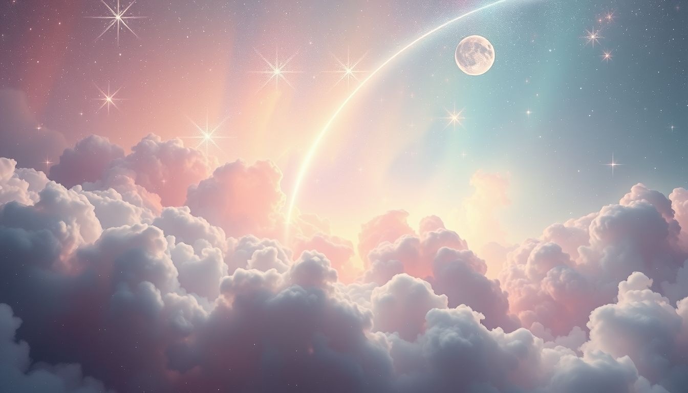 Les clignotements d’étoiles symbolisent l’espoir et la guidance intérieure.