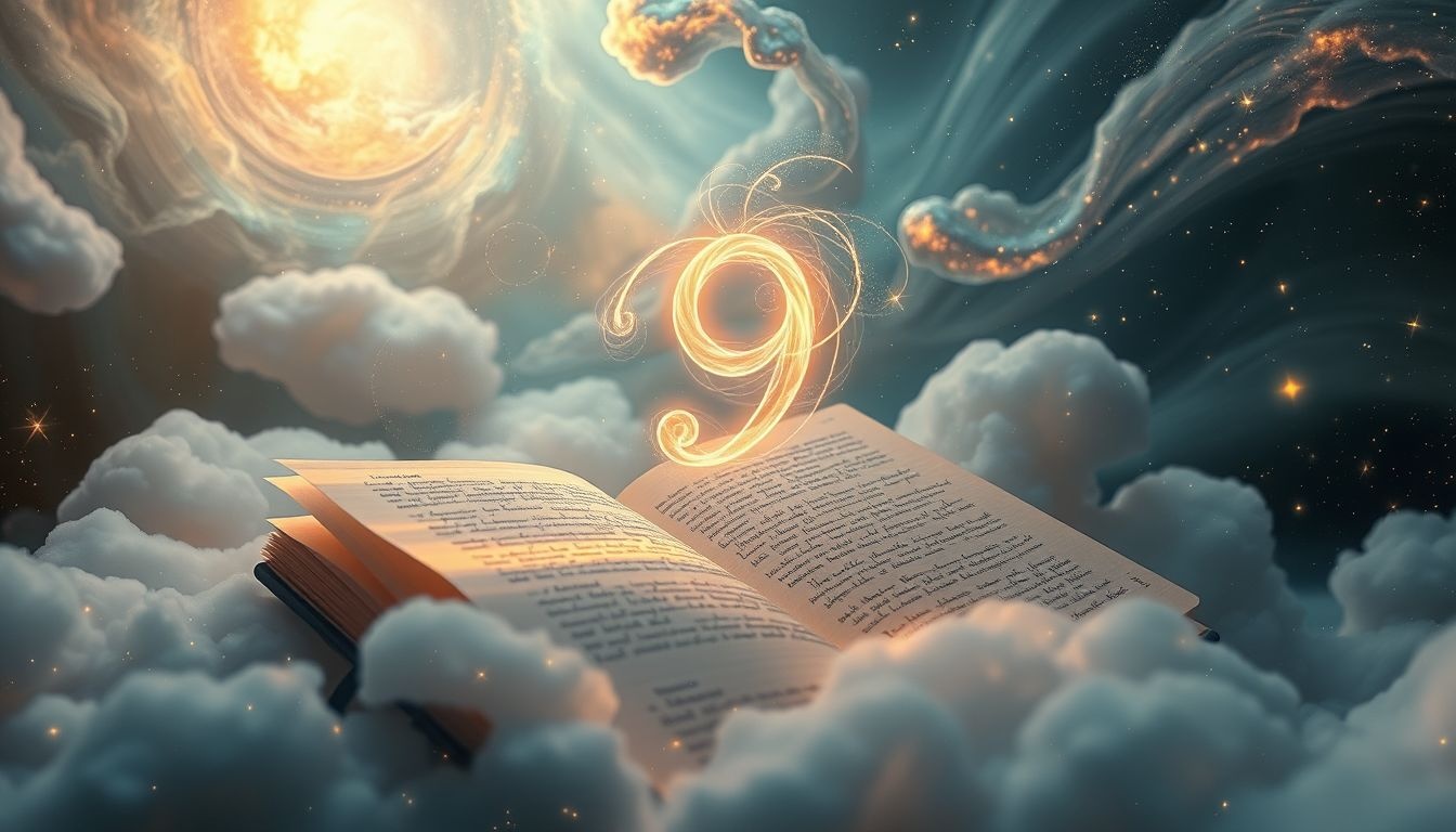 Tenir un journal de rêves aide à décoder le chiffre neuf.