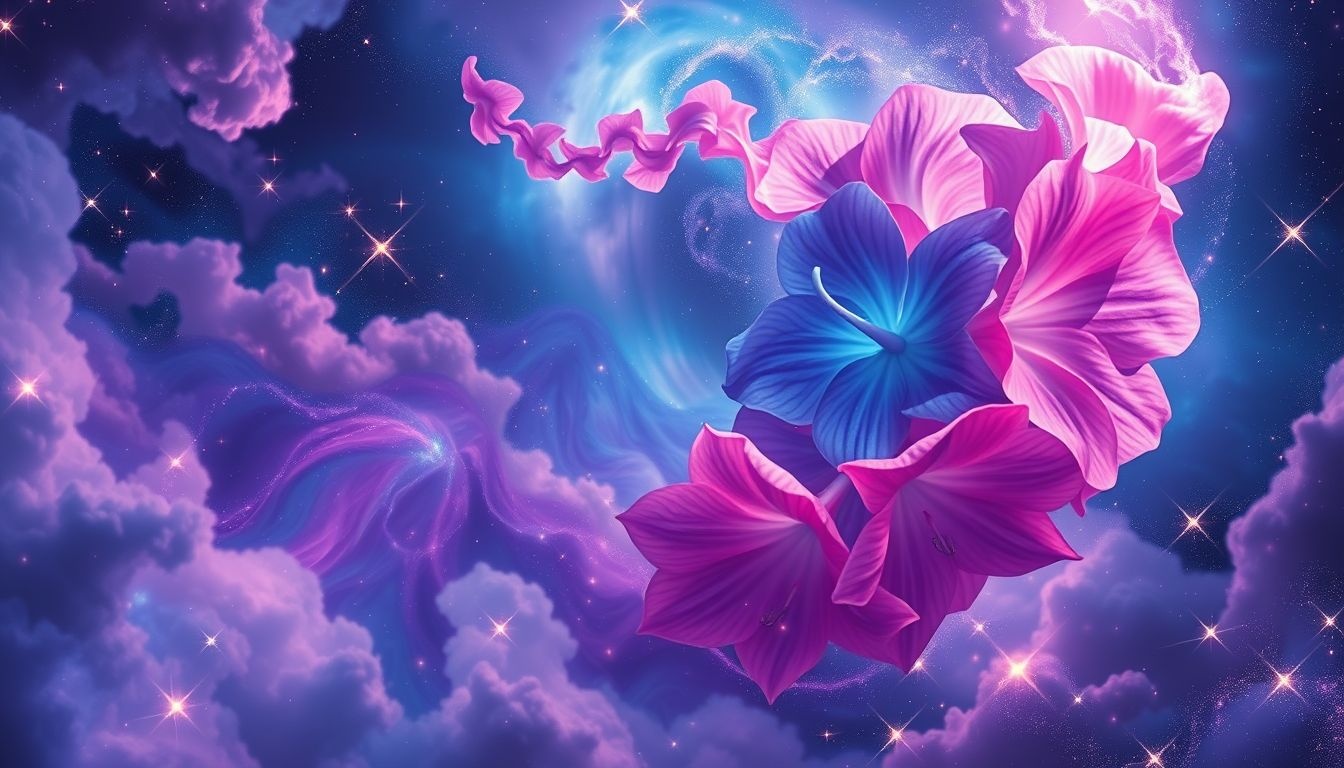 La couleur du delphinium influence l'émotion ressentie dans le rêve.