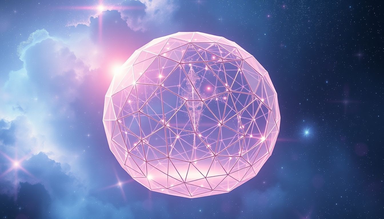 Le dôme géodésique symbolise l’innovation architecturale et l'harmonie.