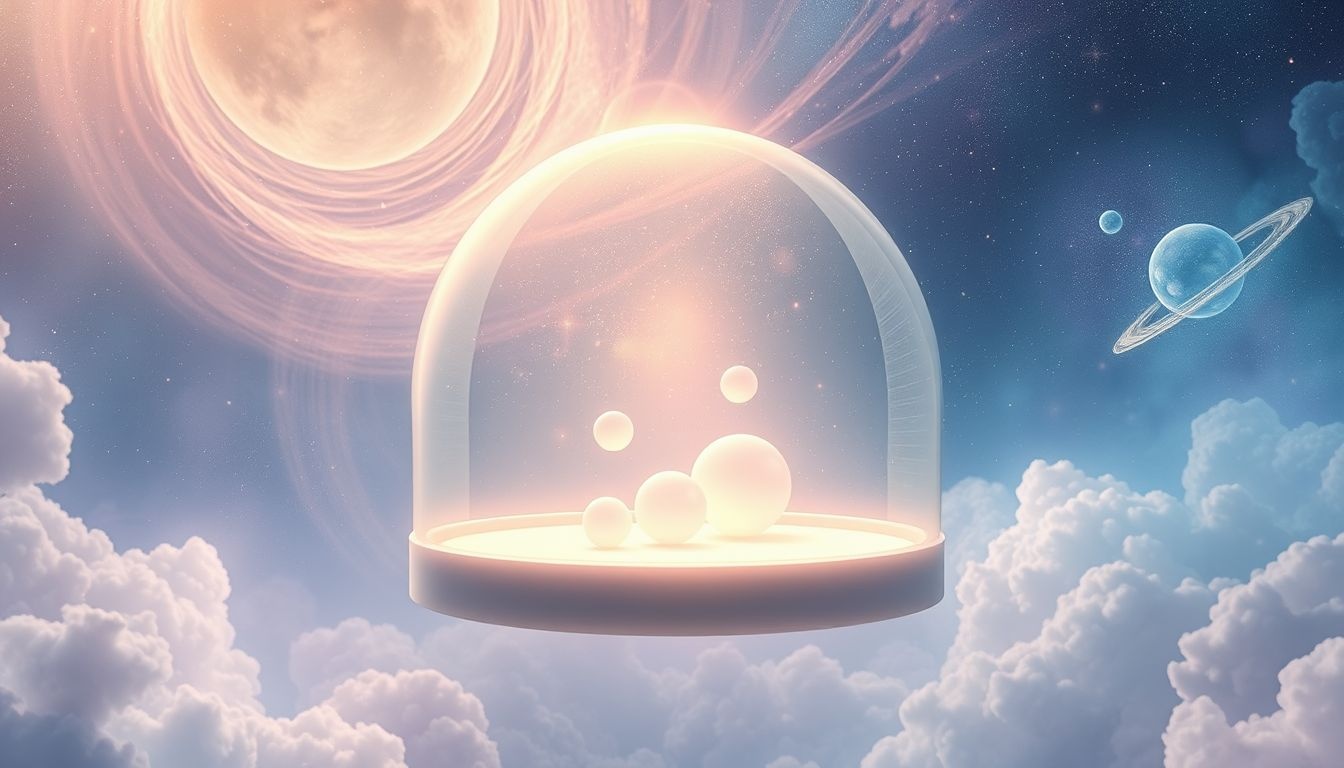 Le dôme intact symbolise une protection mentale et spirituelle forte.