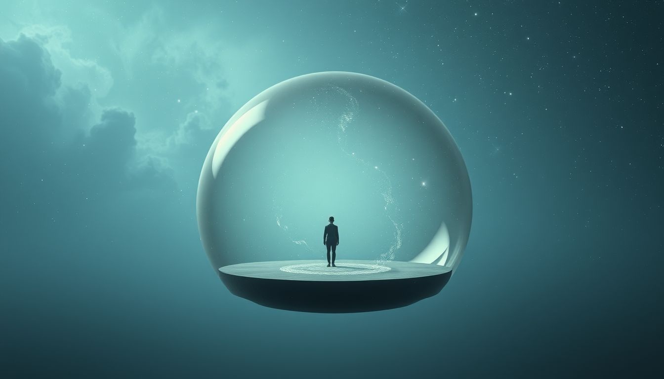 Un dôme vide symbolise souvent un vide intérieur et une solitude profonde.