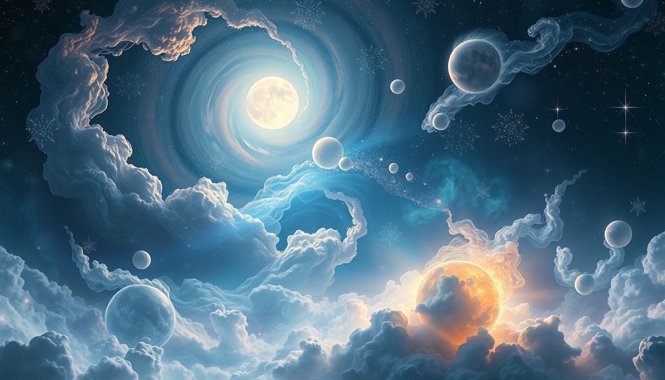 Rêver de ténèbres lunaires symbolise souvent un mystère intérieur profond.