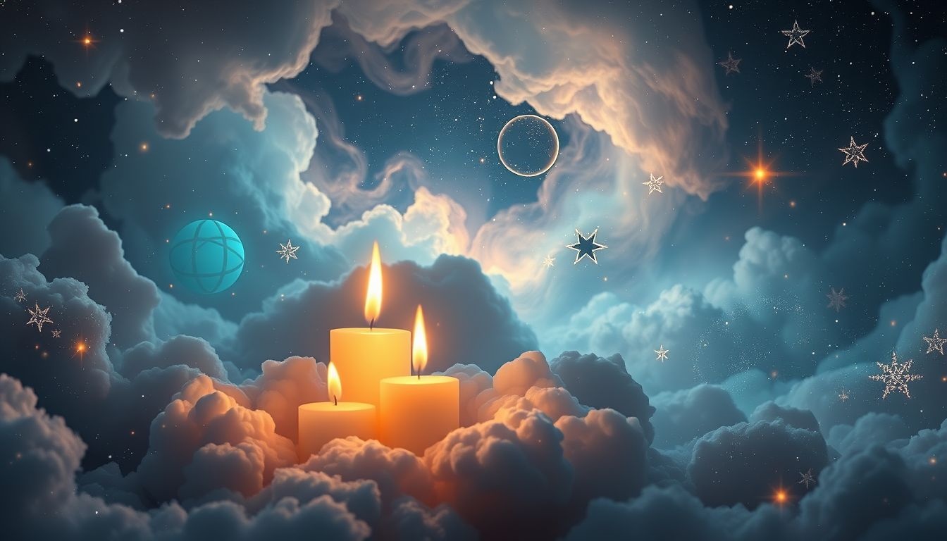 La couleur des bougies votives influence profondément leur interprétation onirique.