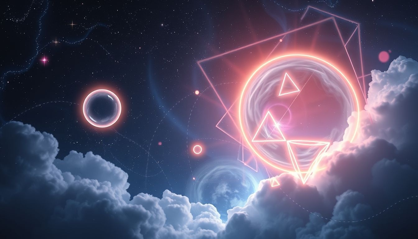 Le cercle symbolise l'infini et l'unité parfaite universelle.