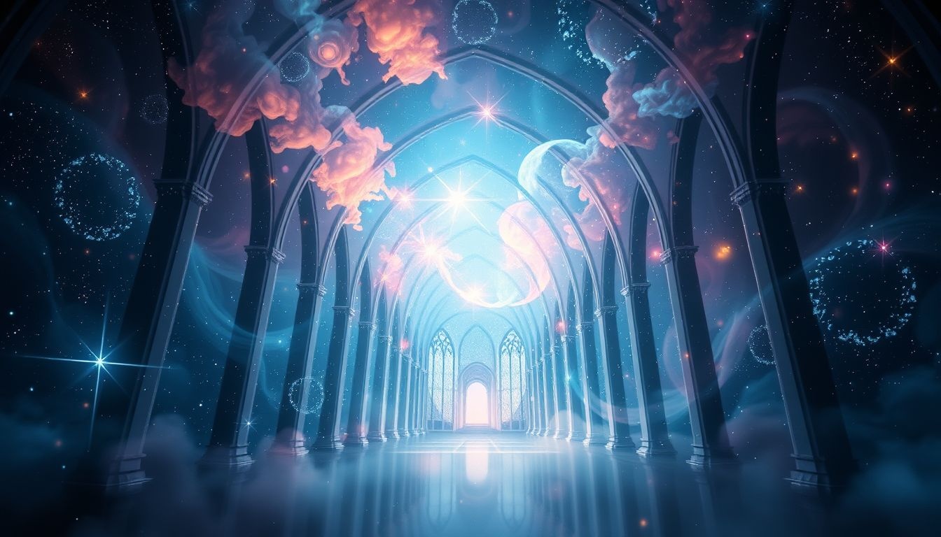 Le hall d’église symbolise l’entrée vers la foi profonde.
