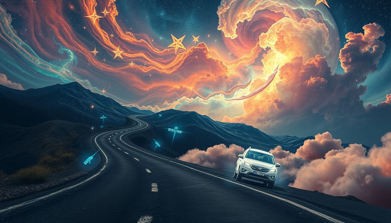 Rêver de se perdre en voiture reflète une confusion intérieure profonde.