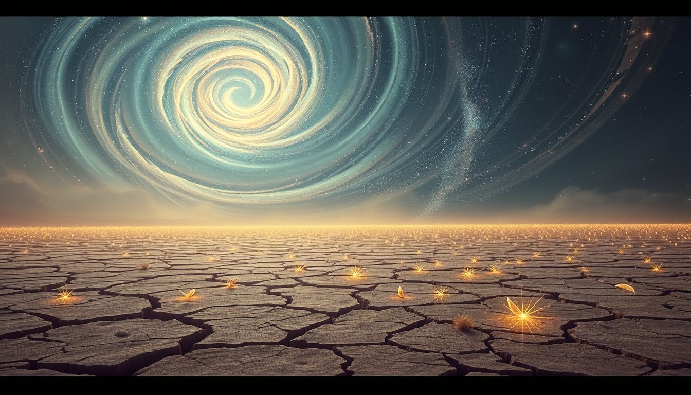 Ensemencer une terre aride symbolise renouveau et espoir profond.