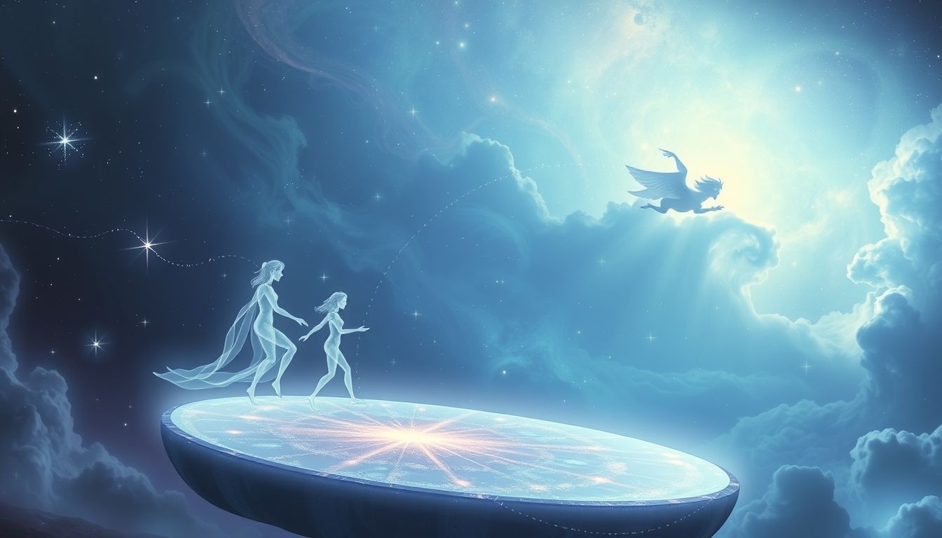 Le débarquement symbolise souvent une transition vers un futur incertain.