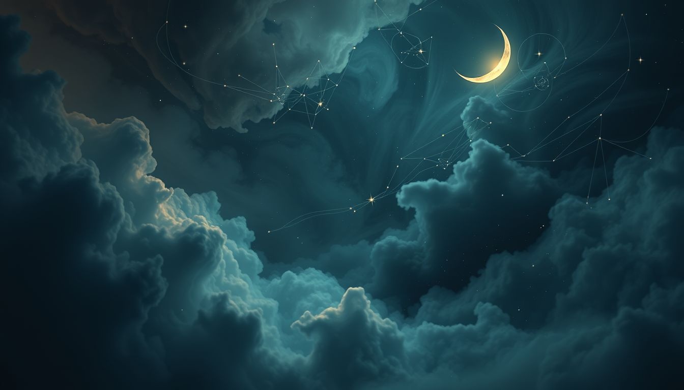 Les ténèbres au clair de lune symbolisent mystère et intuition profonde.