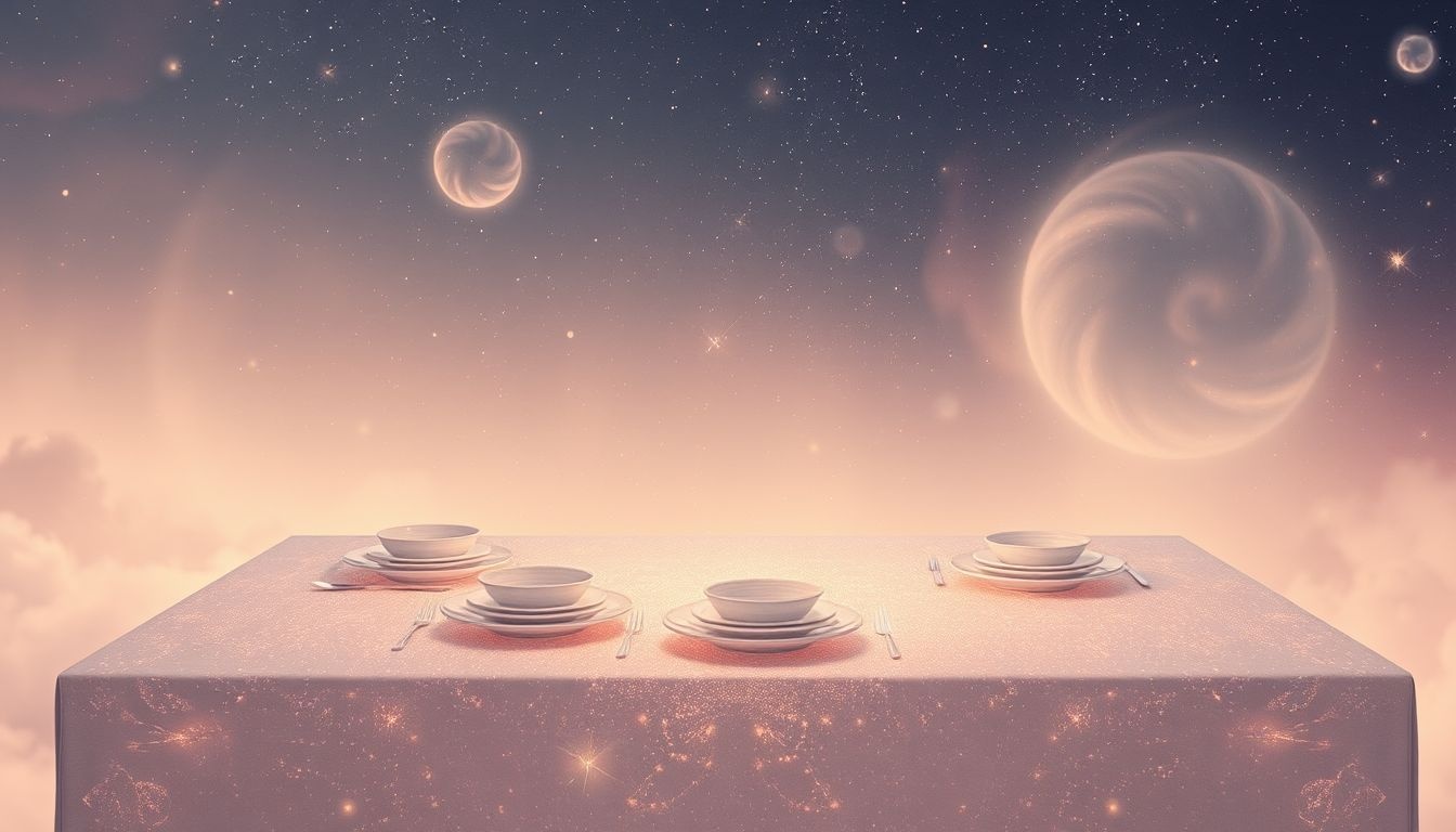 Rêver de mettre la table sans faim symbolise un besoin d'ordre.