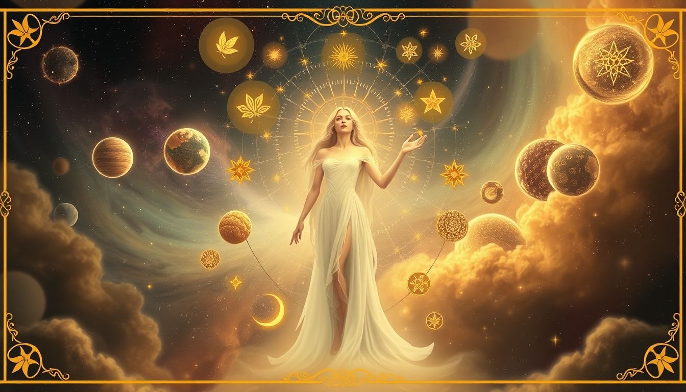 L'Impératrice symbolise la créativité, la fertilité et l'abondance.