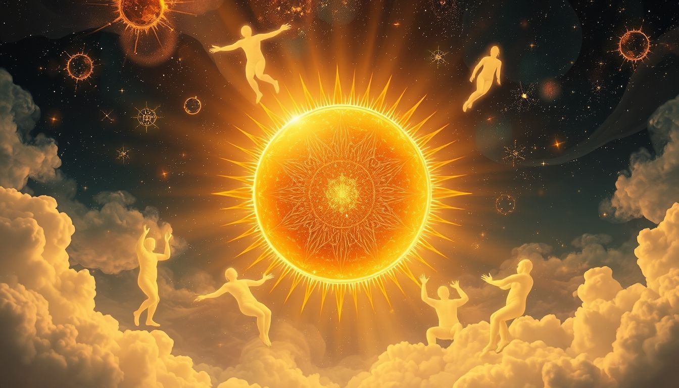 Rêver du Soleil promet bonheur, clarté et réussite imminente.
