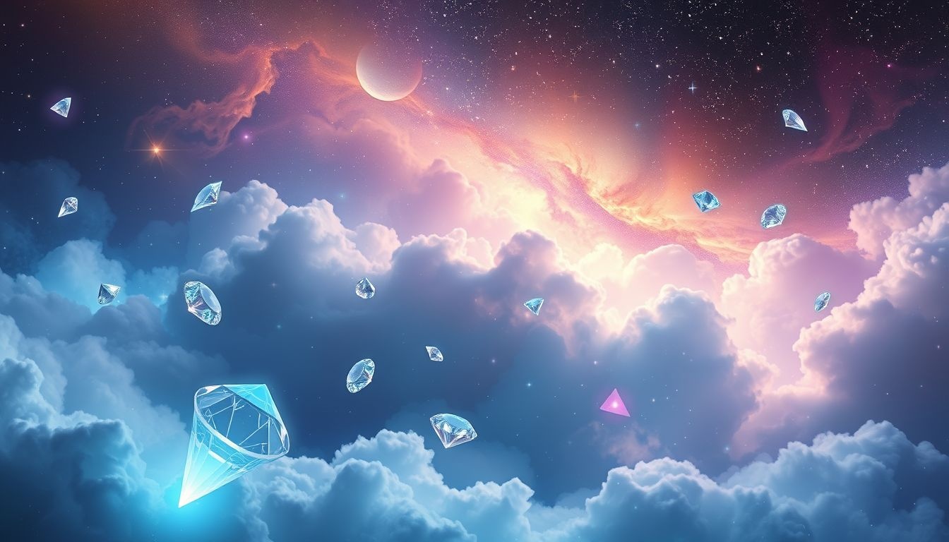 La couleur des diamants révèle émotions et messages subconscients dans le rêve.