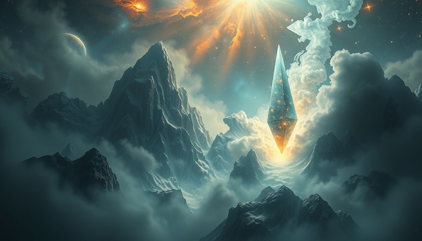 La montagne symbolise souvent des défis exigeant force et persévérance.