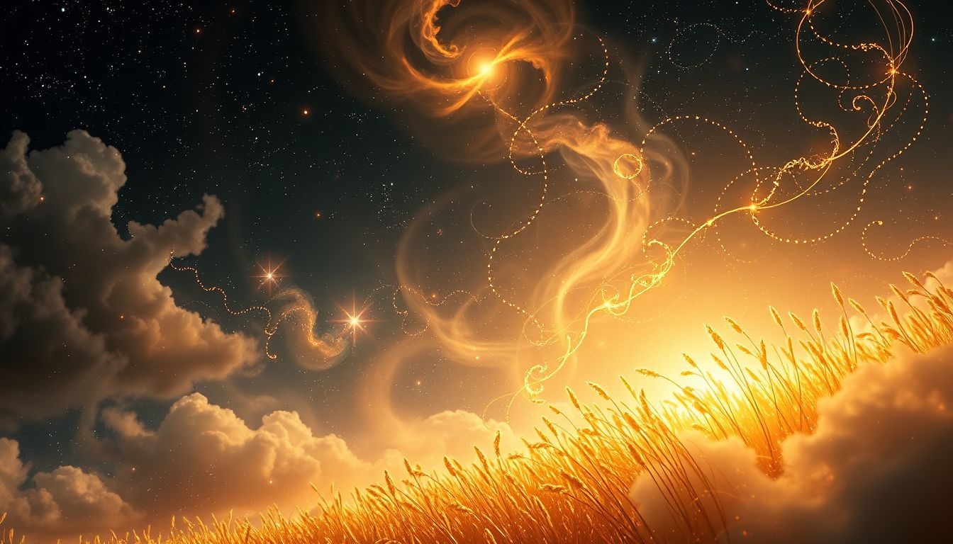 La promesse d’une récolte abondante symbolise espoir et prospérité future.