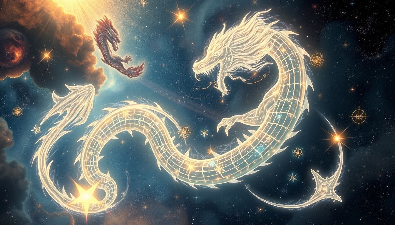 Le dragon symbolise souvent la puissance cachée de l'inconscient.