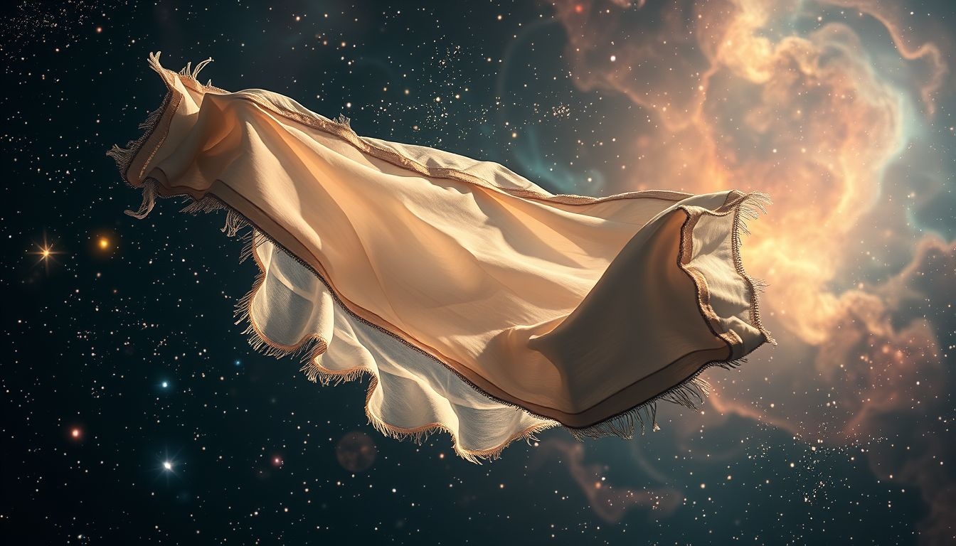 Le tablier déchiré symbolise souvent la fragilité émotionnelle cachée.
