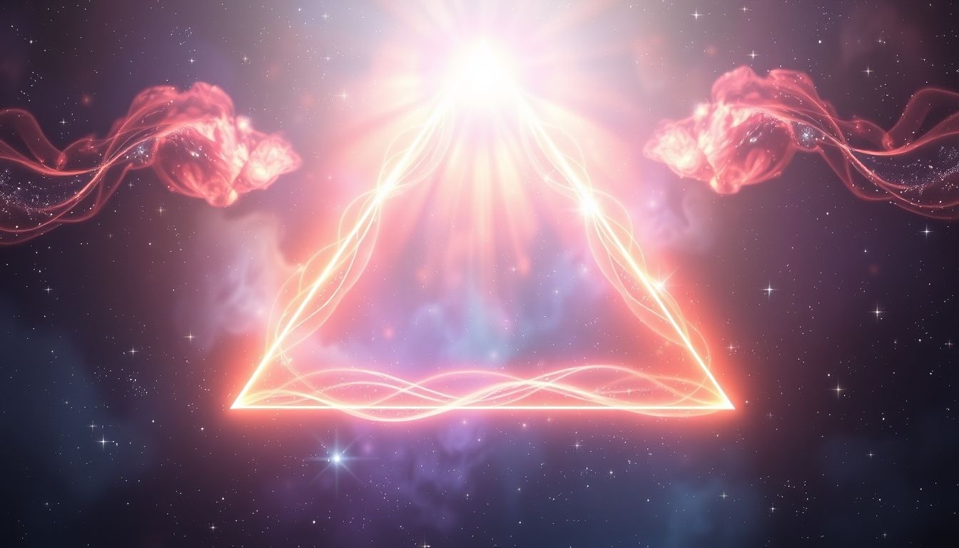 Le triangle symbolise souvent l'équilibre fragile entre amour, amitié et conflit.