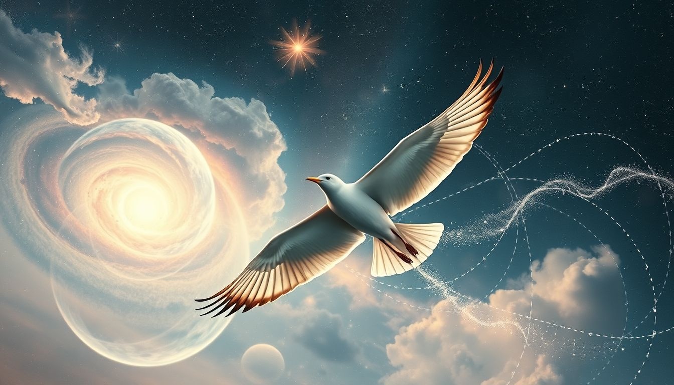 Le vol du vanneau symbolise souvent aspiration et liberté intérieure.