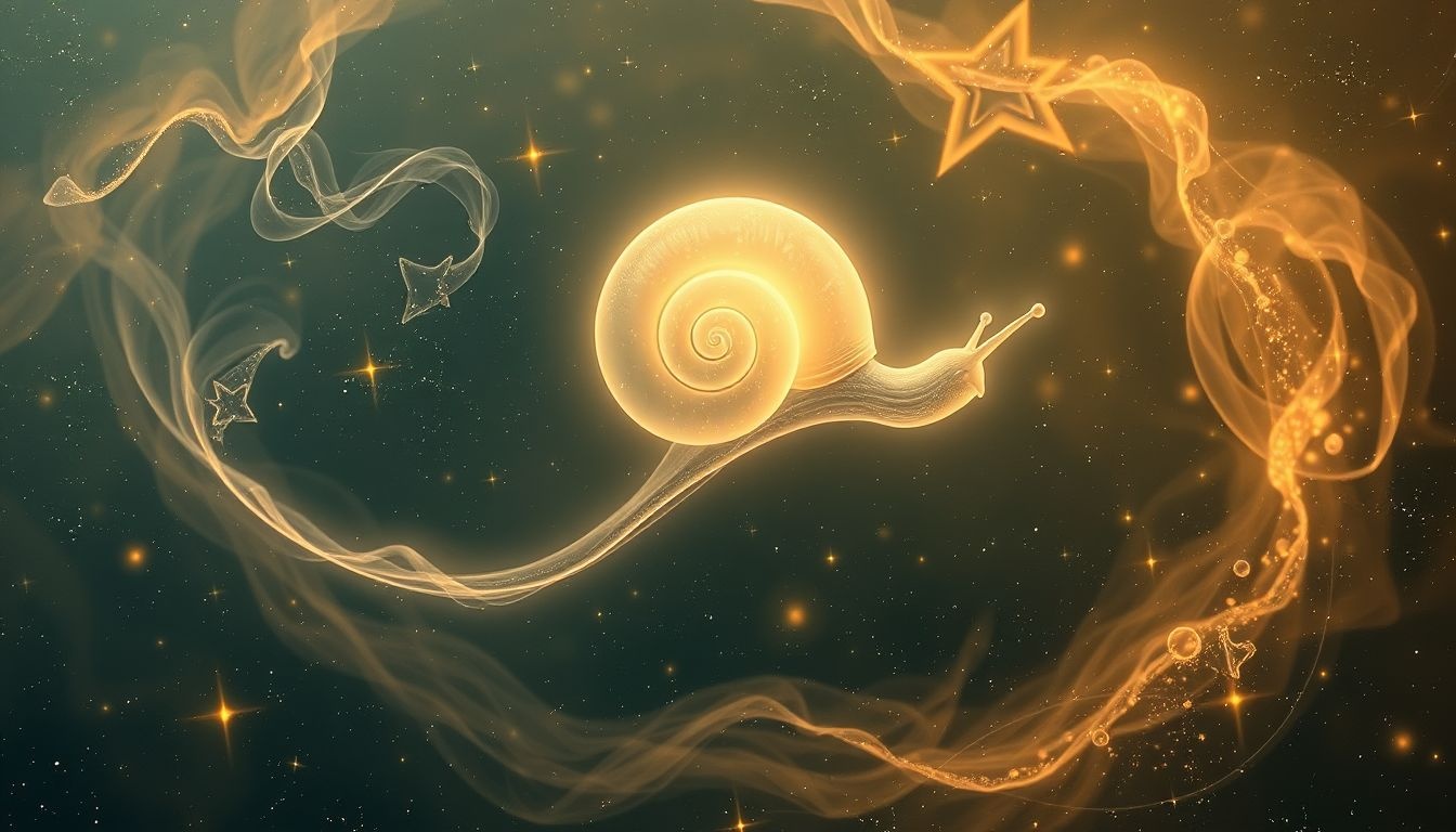 Rêver de limace symbolise souvent lenteur et persévérance intérieure.