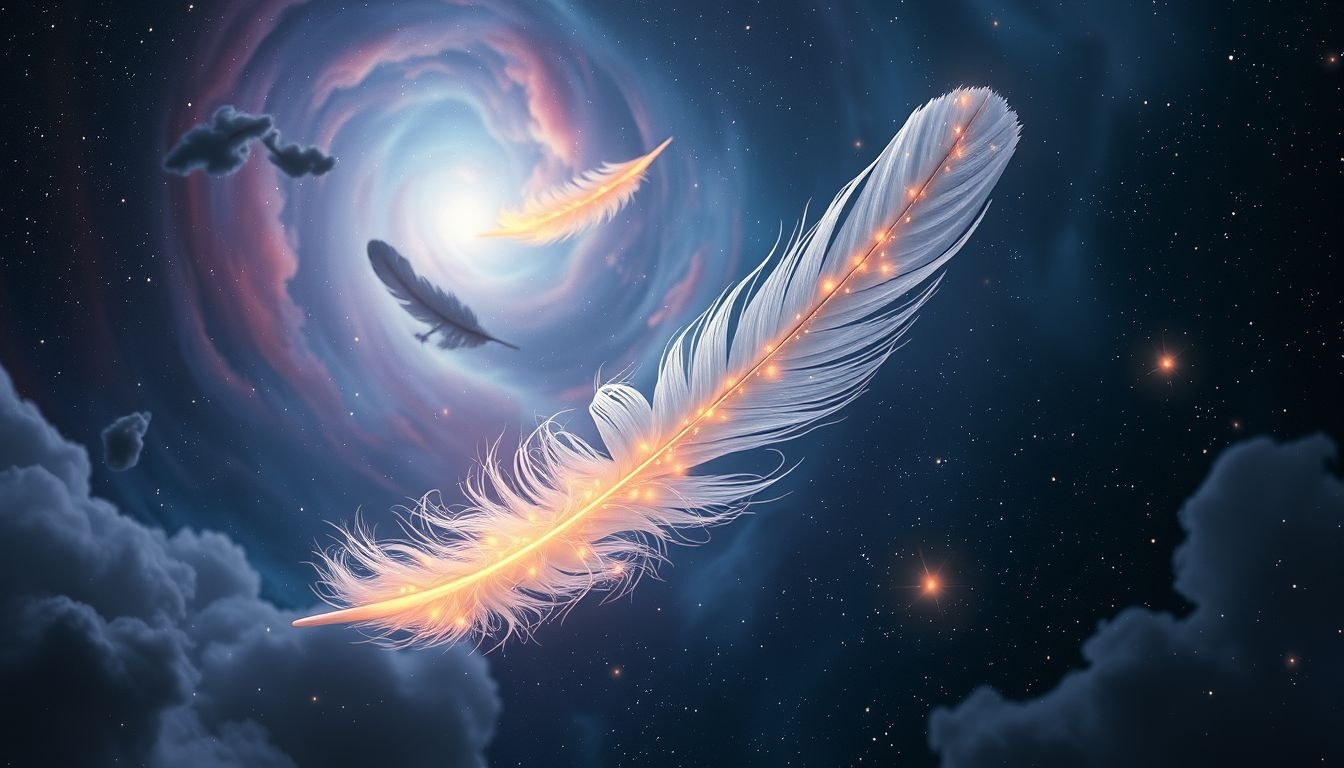 Les plumes de lit symbolisent souvent confort et émotions apaisantes nocturnes.