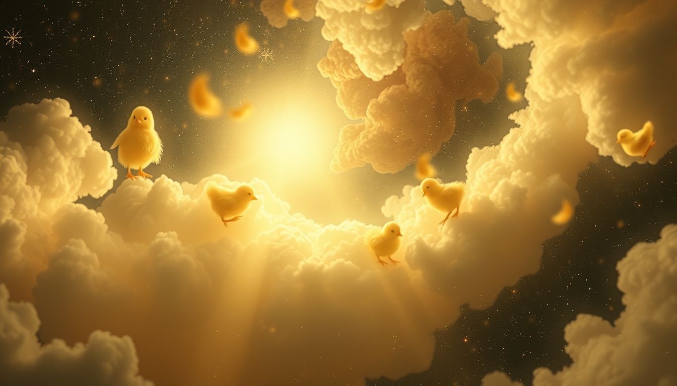 L'état émotionnel colore profondément la signification du rêve poussins.