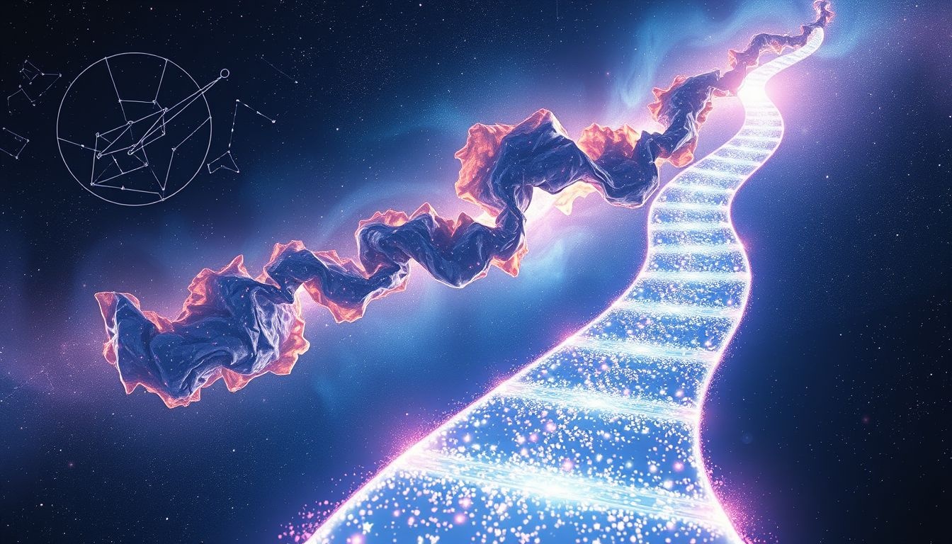 Une ligne zigzag ascendante symbolise progrès malgré obstacles imprévus.