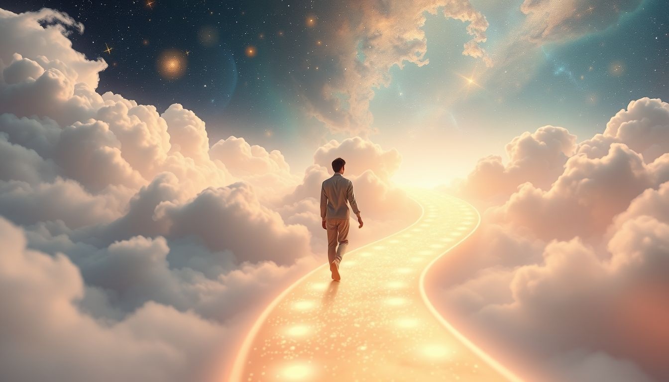 Marcher sur un chemin familier symbolise stabilité et paix intérieure.