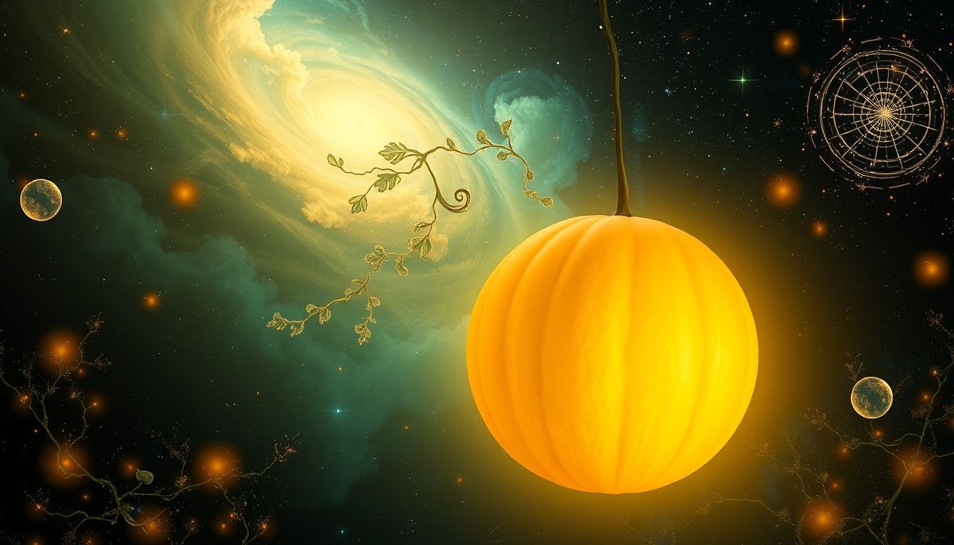Un melon mûr symbolise souvent richesse et succès à venir.