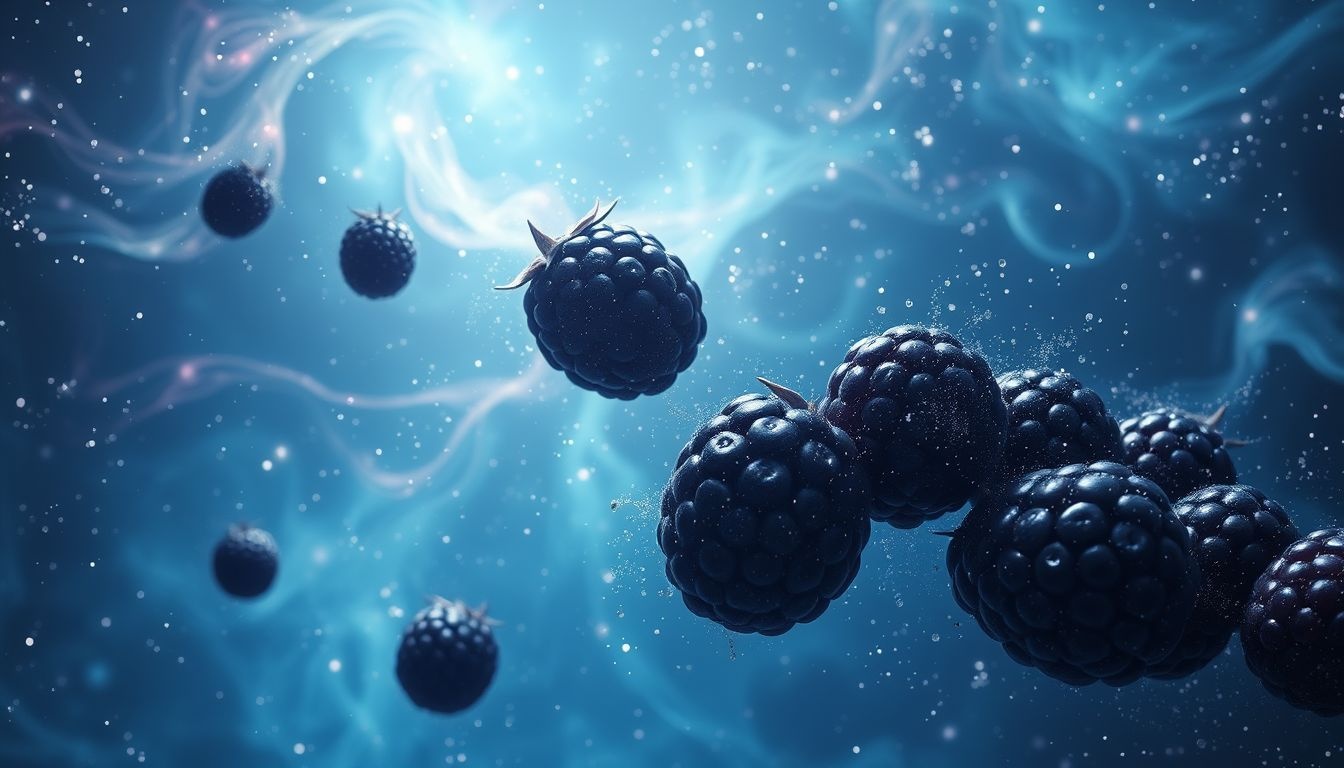 Les mûres noires symbolisent l'intuition profonde et les secrets enfouis.