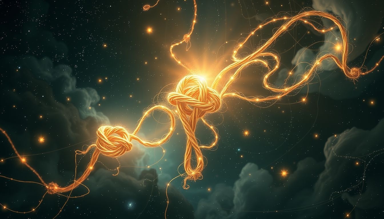 Les nœuds symbolisent souvent choix cruciaux et destins entremêlés.