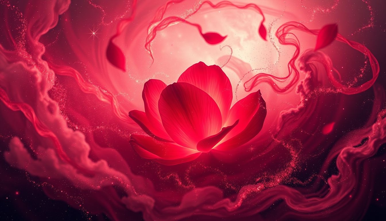 Les œillets rouges symbolisent un amour ardent et passionné.