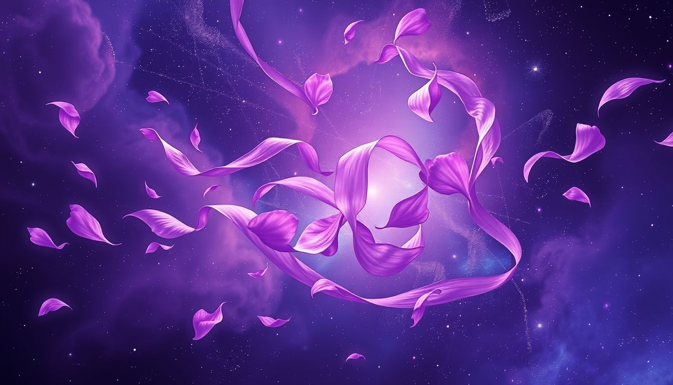 Les œillets violets symbolisent caprice, fantaisie et instabilité émotionnelle.