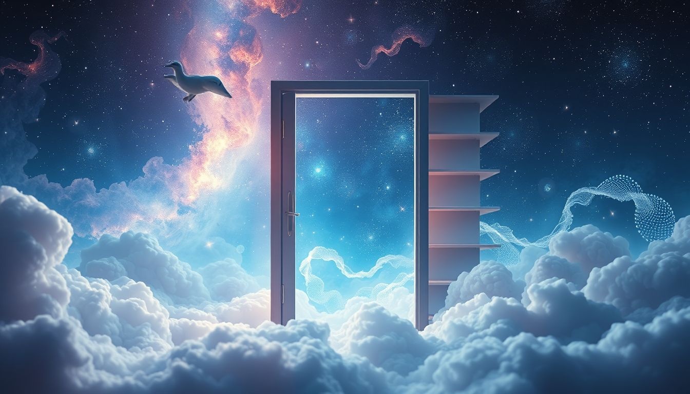 Ouvrir l'armoire révèle des secrets cachés de l'inconscient.