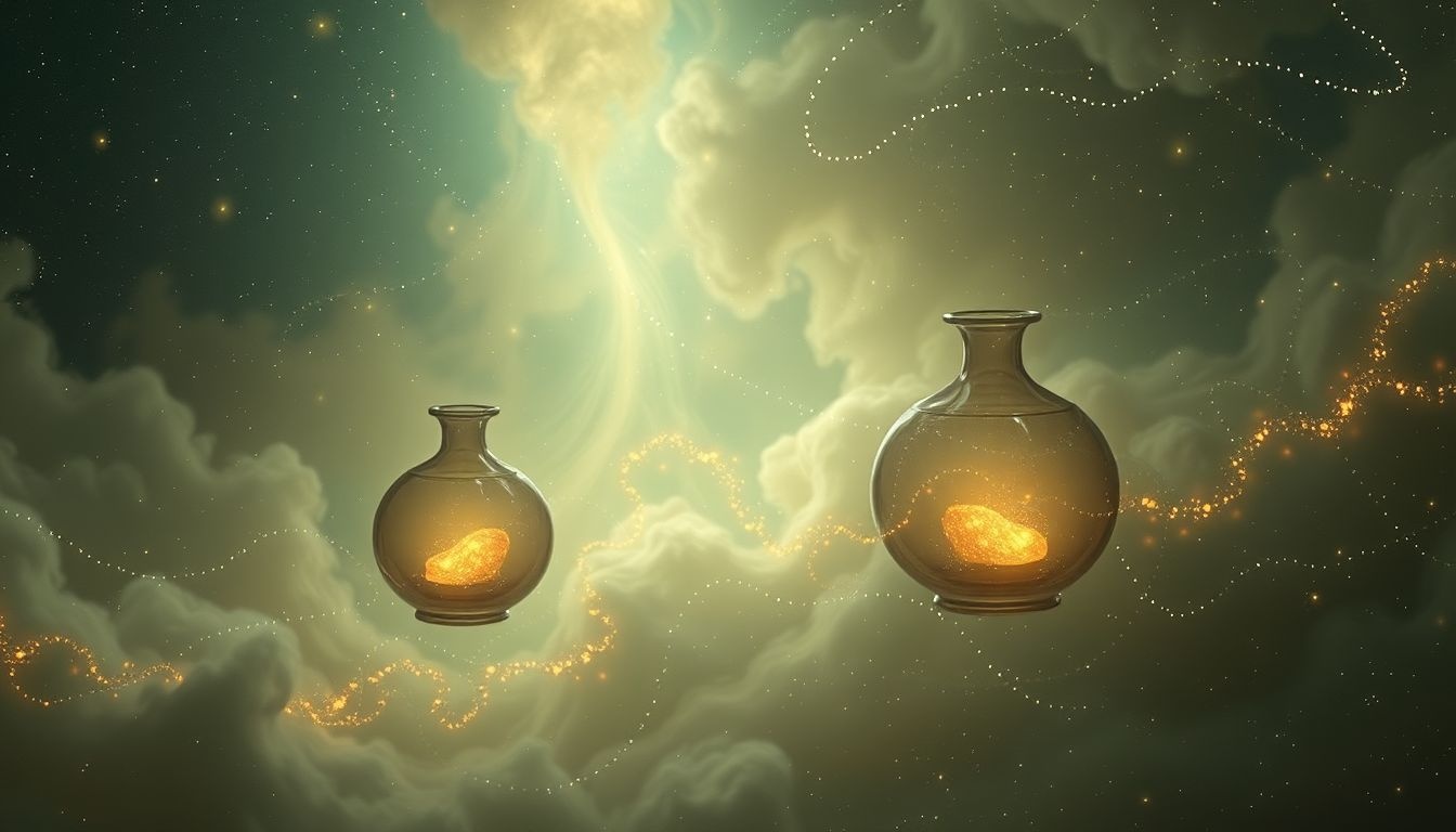 Les petits pots anciens symbolisent héritage et douce nostalgie familiale.